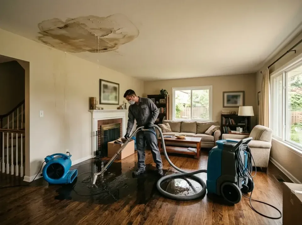 attic-pipe-burst-ceiling-drip-008 — frequently asked questions, Water Damage Restoration & Carpet Care in Park Ridge, NJ